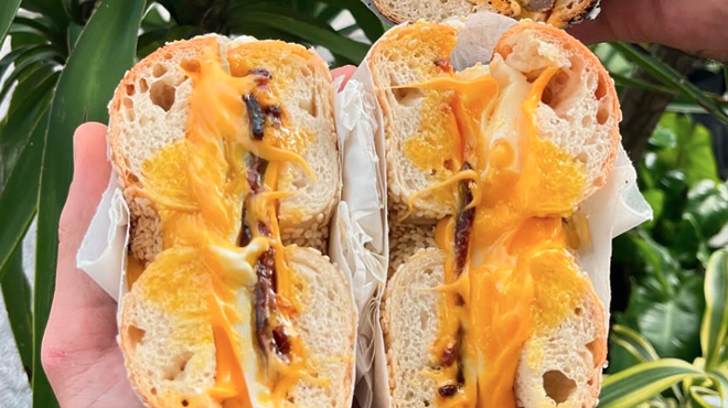 cheesy bagel