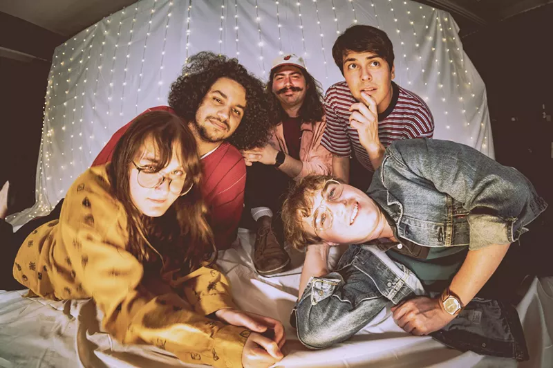 Image: The five members of Swivvel