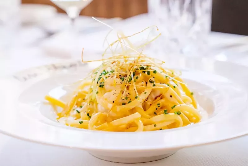 Image: pasta in a dish