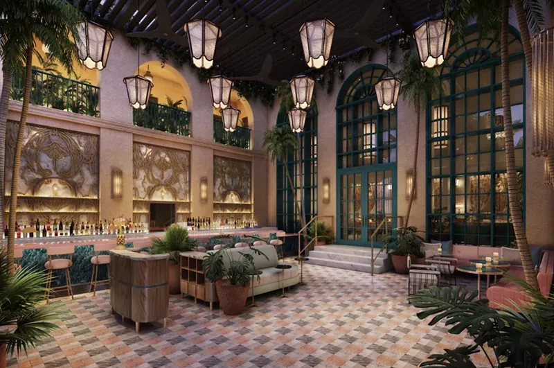 Image: Interior designer Ken Folk is behind the look and feel of Casadonna, the new coastal Italian restaurant set to open on the first floor of the Miami Woman's Club building this summer.
