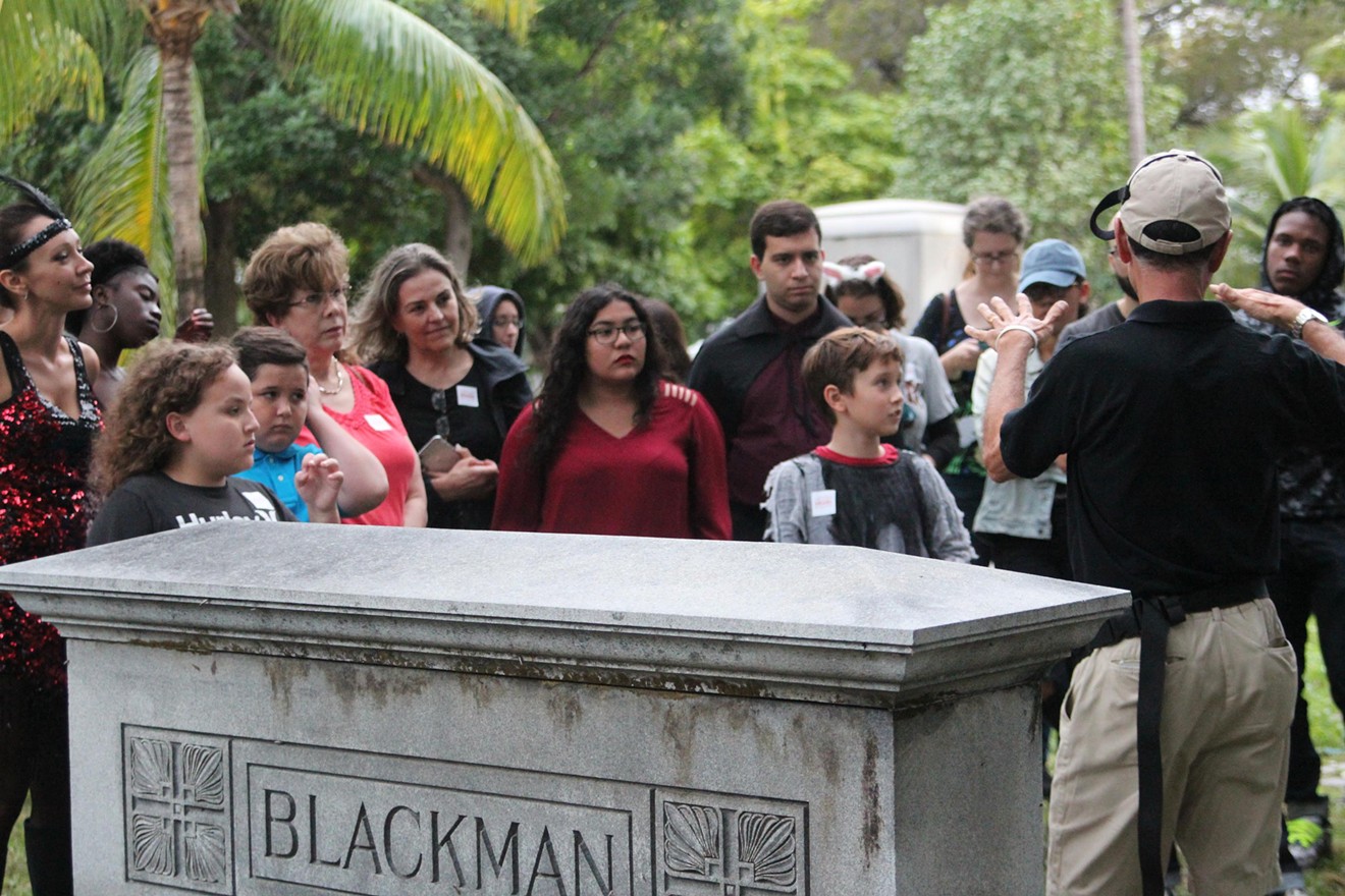 Get into the spirit of the spooky season with a tour of Miami City Cemetery.