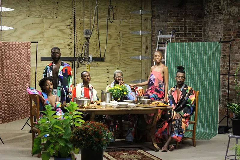 Image: Behind the scenes of James Balo’s last fashion show, "Speak Chile."