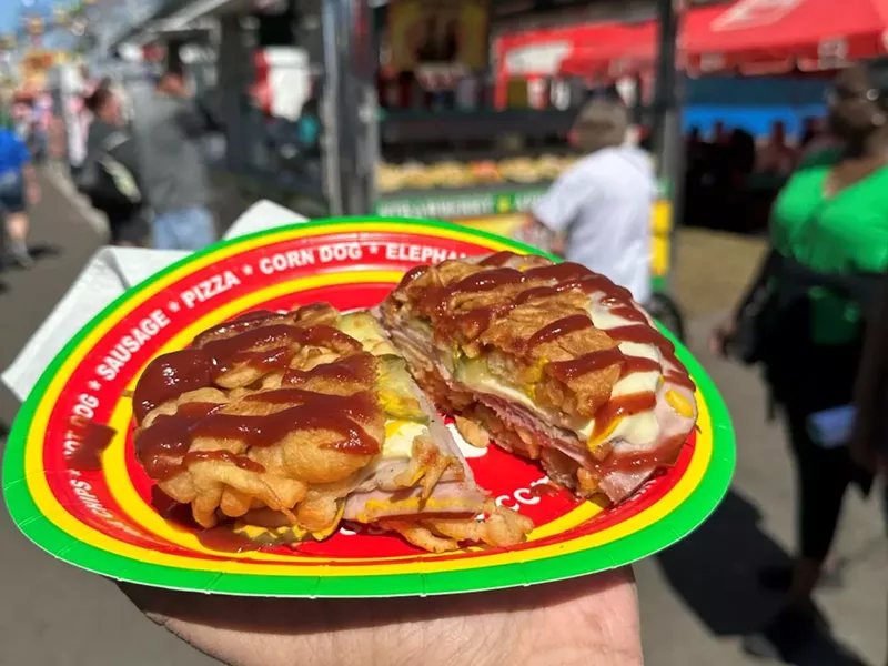 Image: Miami Cuban funnel cake sandwich