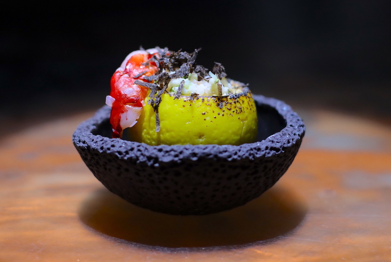 Nossa Omakase offers guests dinner and a show with 16 to 18 courses each seating.