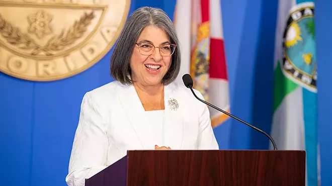 Miami-Dade County mayor Daniella Levine Cava speaks at the 2021 State of the County.