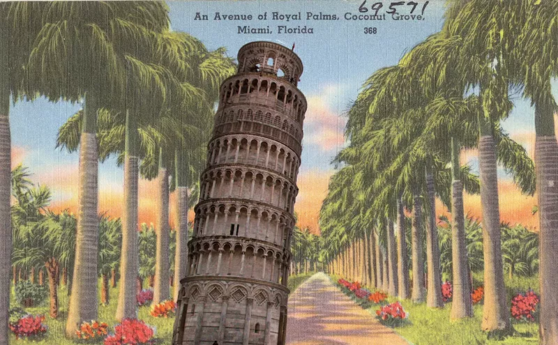 Image: The Leaning Utility Pole of Coconut Grove