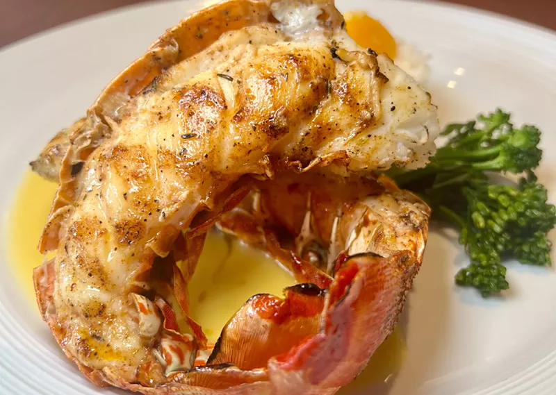 Image: a lobster on a plate