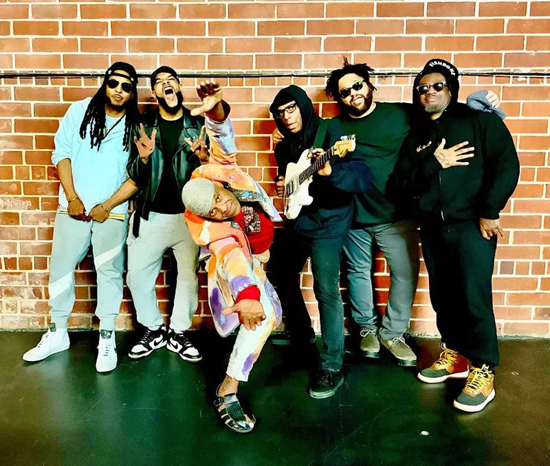 Image: Press photo of a rock band