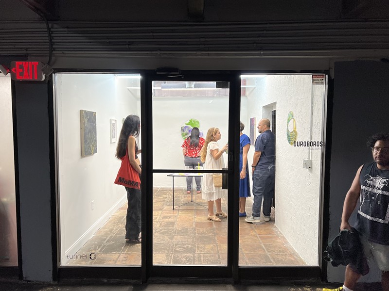 Tunnel Projects in Little Havana is an artist-run studio and exhibition space located in the parking lot of a strip mall.