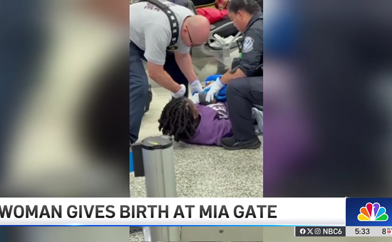 Image: Call Him Odysseus? Baby Born at MIA Deserves a Name to Match the Occasion