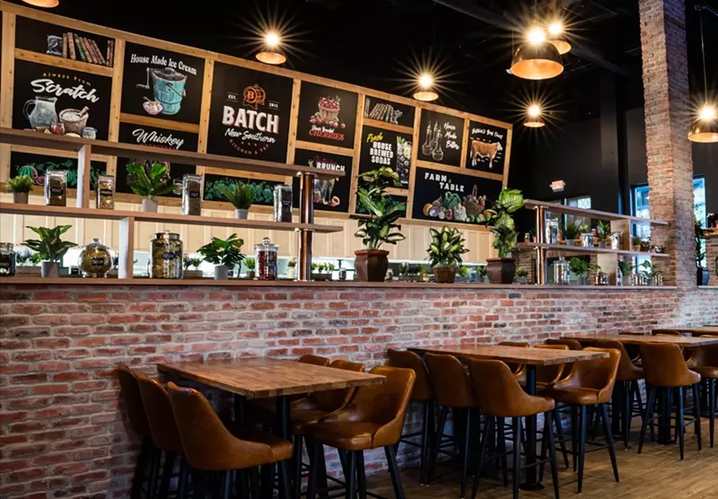 Image: Batch Southern Kitchen & Tap's dining room.