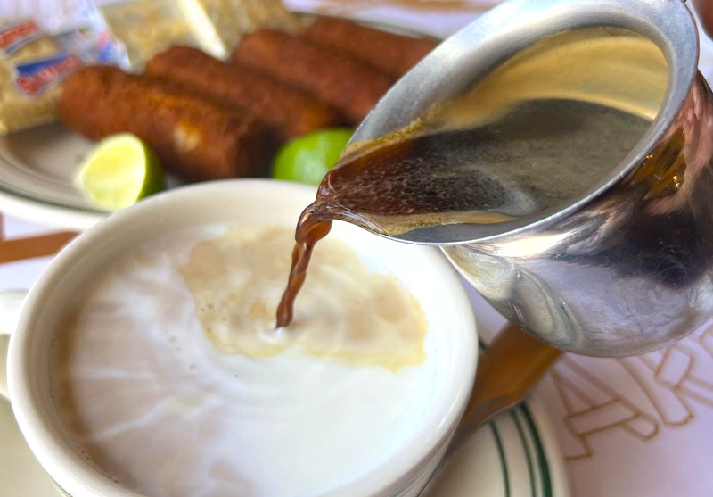 Image: La Carreta makes one of the best and most authentic Cuban coffees, also known as Cuban cafecito or cafe Cubano, in Miami