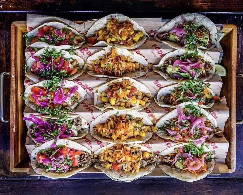 Image: Bodega's signature tacos