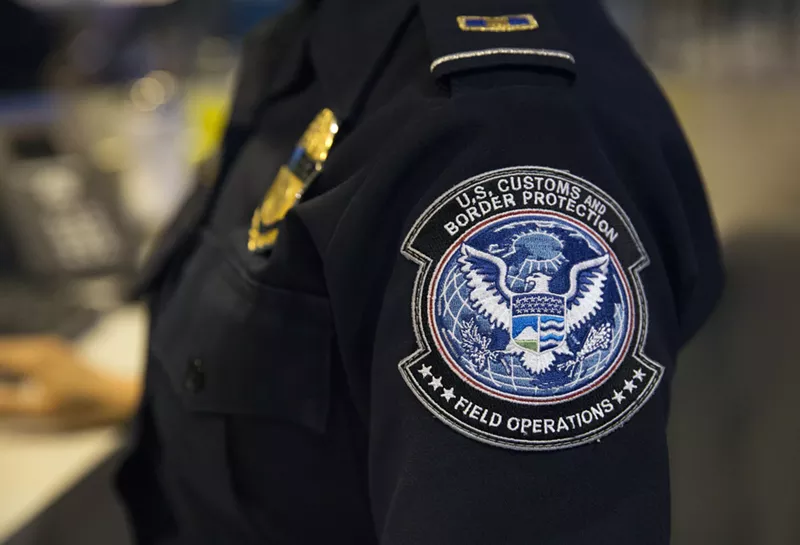 Image: A U.S. Customs and Border Protection agent's shoulder patch.