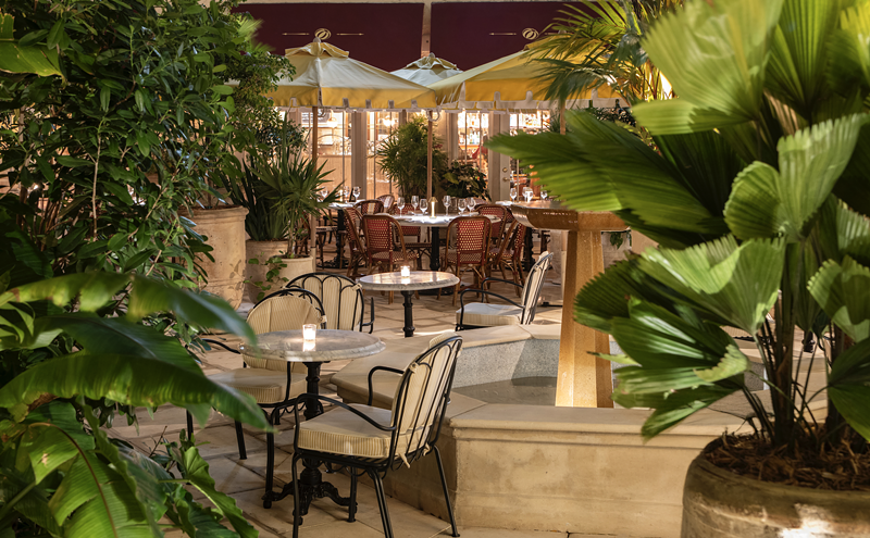 Image: Bouchon Bistro Unveils Orchid-Filled Garden in Coral Gables