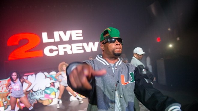 Brother Marquis performing on stage at LIV nightclub in Miami Beach