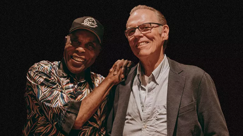 Image: Buddy Guy (left) and John Hiatt