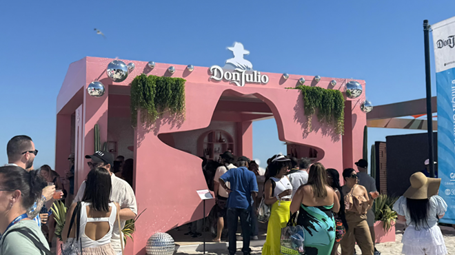 A crowd of people at a Don Julio activation