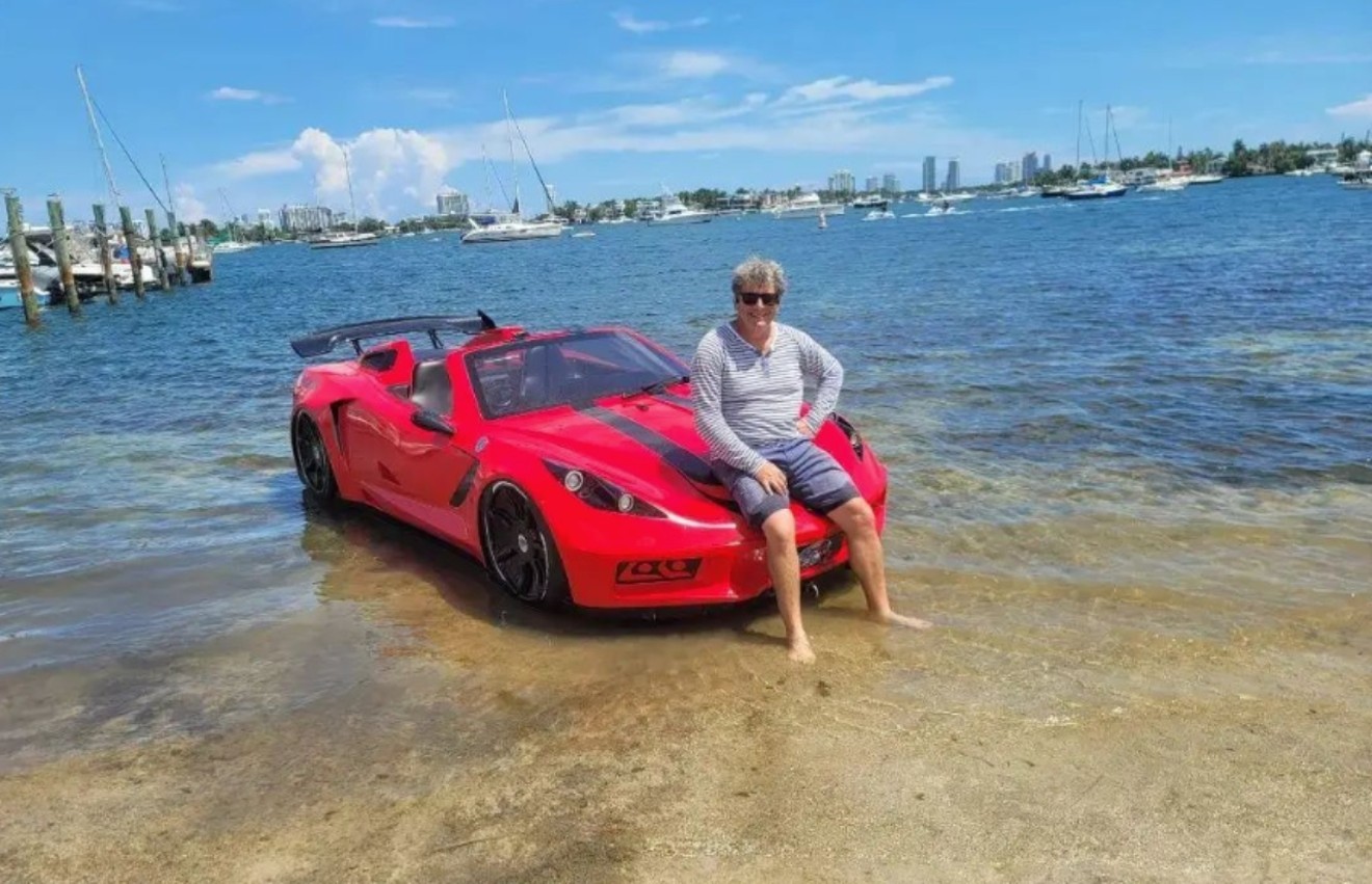 Andy "Captain Amphibious" Langesfeld is obsessed with semi-aquatic vehicles, and he wants everyone else in Miami to feel the same.