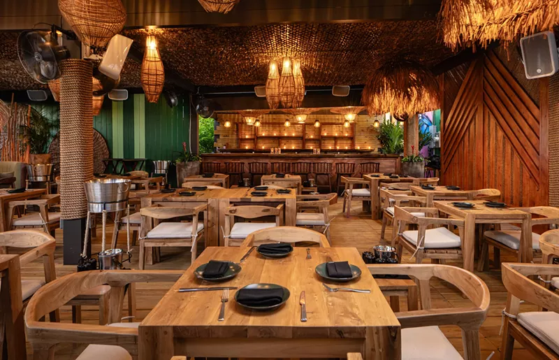 Image: The interior dining room at Casa Ya'ax