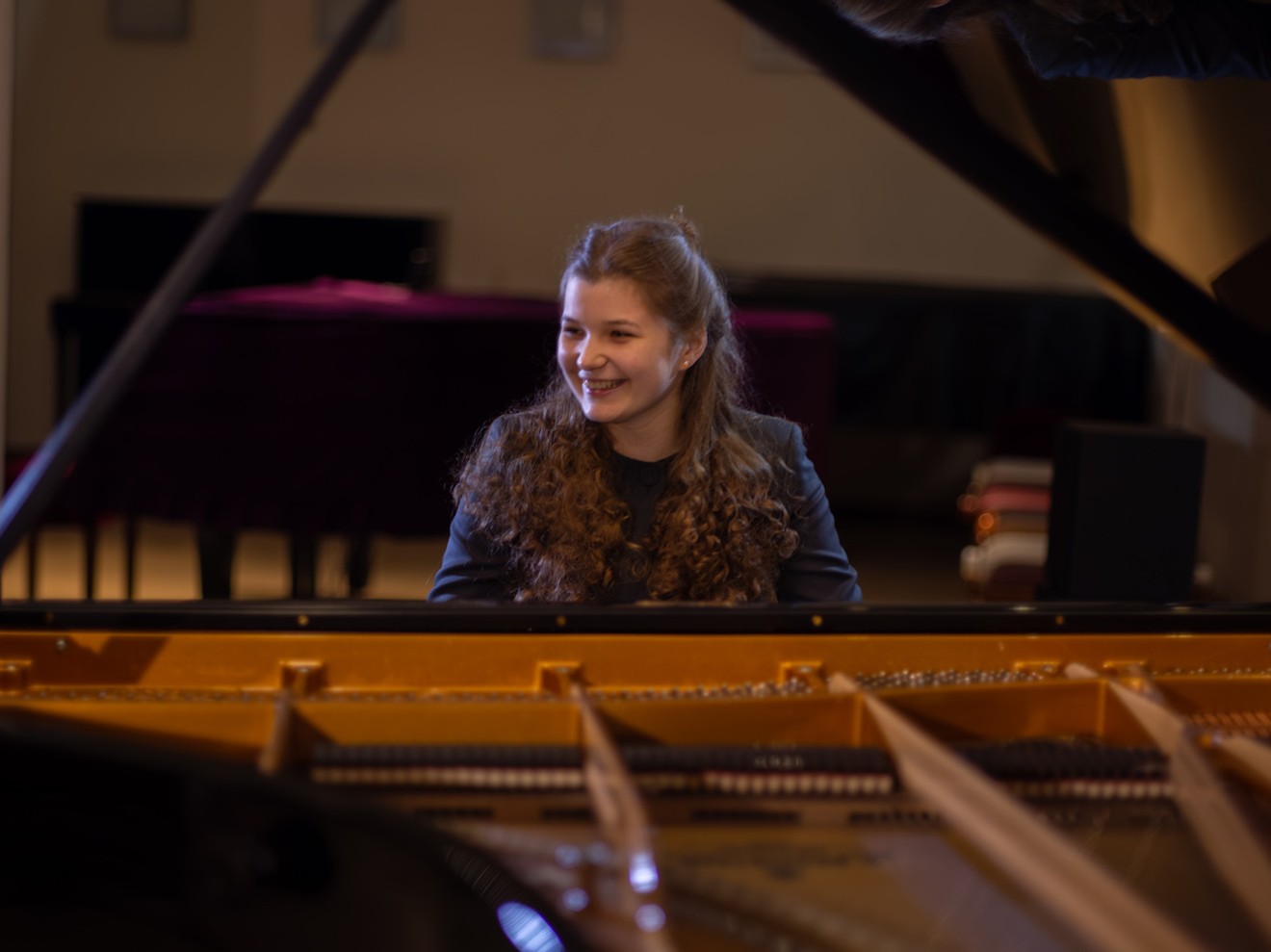 Khrystyna Mykhailichenko, a 16-year-old Ukrainian refugee, will perform in a program of Young Virtuosos.