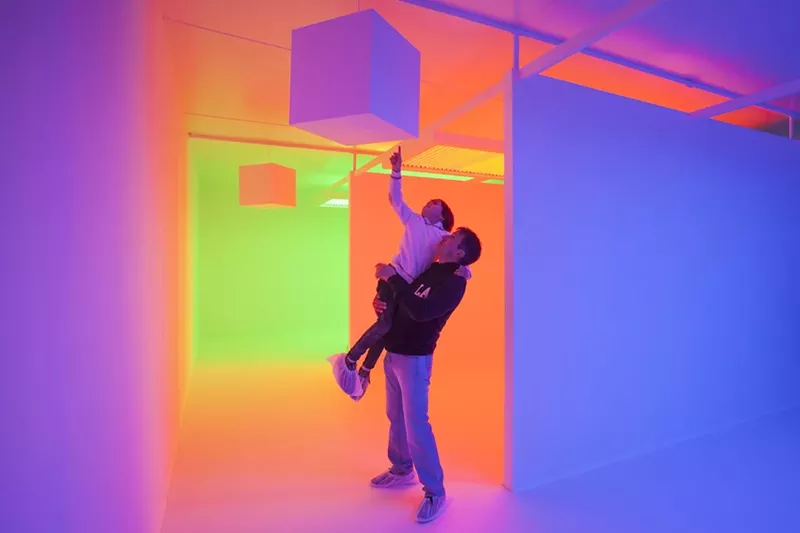 Image: Carlos Cruz-Diez's "Chromosaturation" was acquired by Pérez Art Museum Miami in 2020.