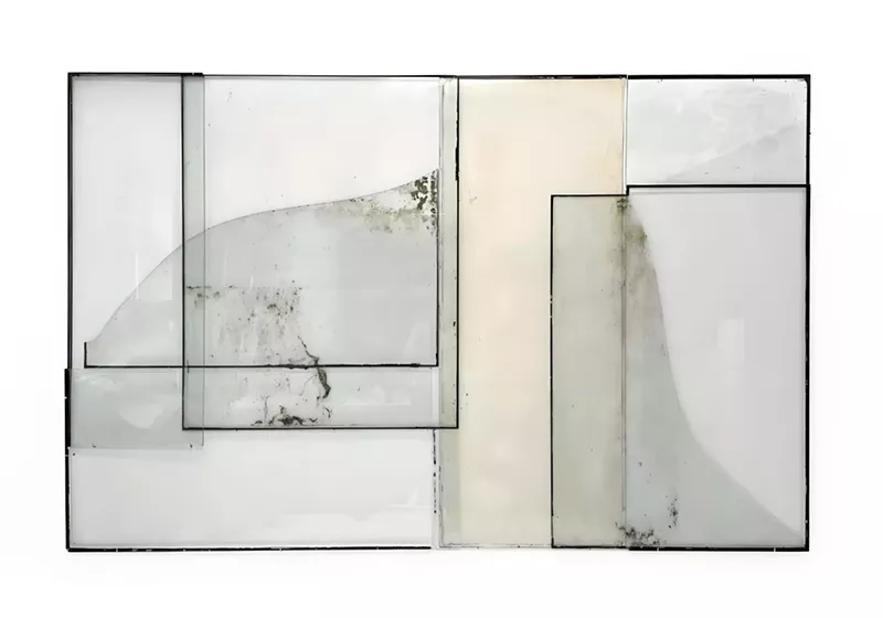 Image: Geometric abstract work by Dutch artist Anneke Eussen