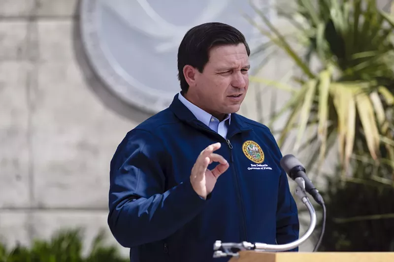 Image: Gov. Ron DeSantis says bias on campus "indoctrinates" college students.