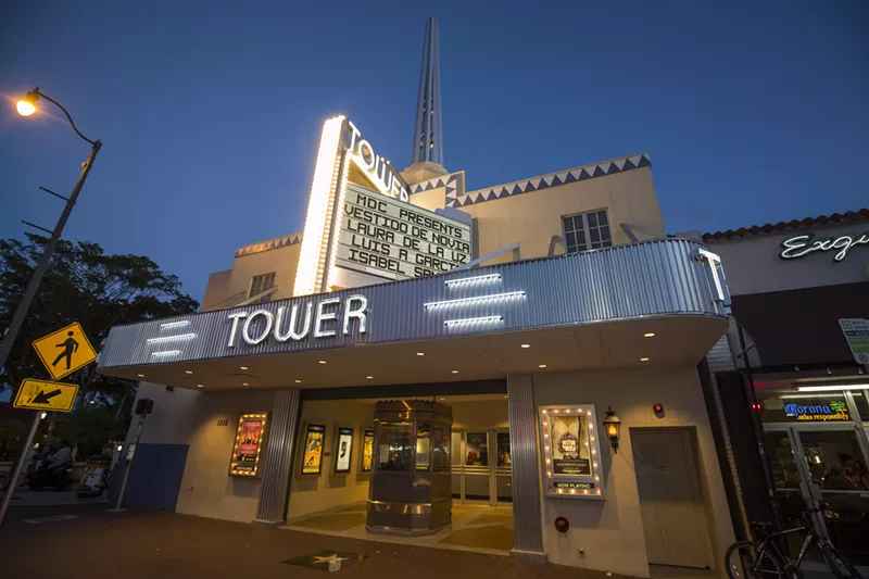 Image: Miami Dade College has operated the historic Tower Theater on Calle Ocho in Little Havana since 2002.