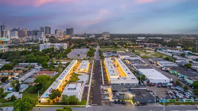 aerial photo of a building