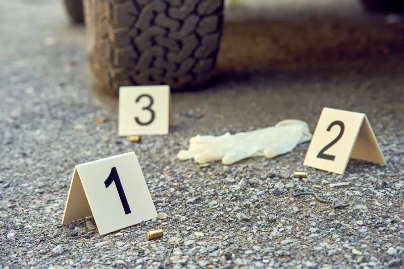 Image: Crime scene stock photo