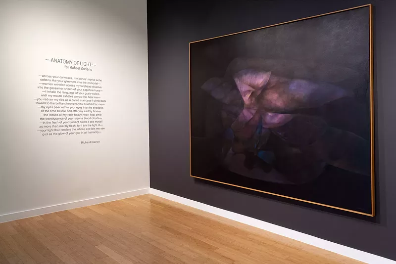 Image: Installation view of "Transcendentalism, Distilled: Rafael Soriano" at LnS Gallery