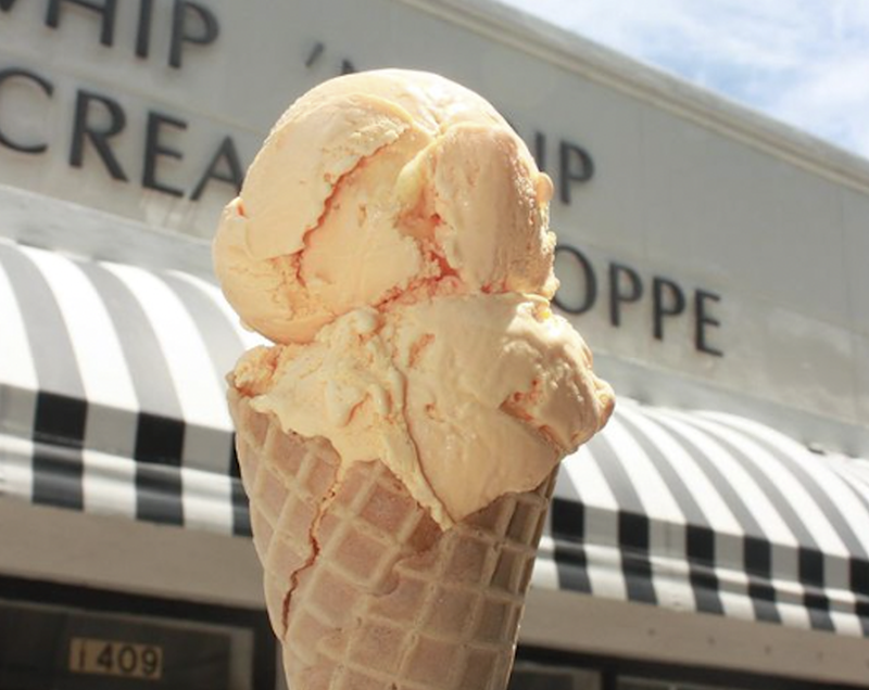 Whip 'n Dip Ice Cream Shoppe makes some of the best ice cream in Miami.