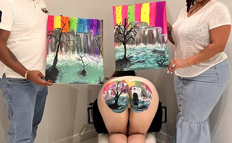 Image: Different Strokes: Cheeky Canvases Is a One-of-a-Kind Art Class