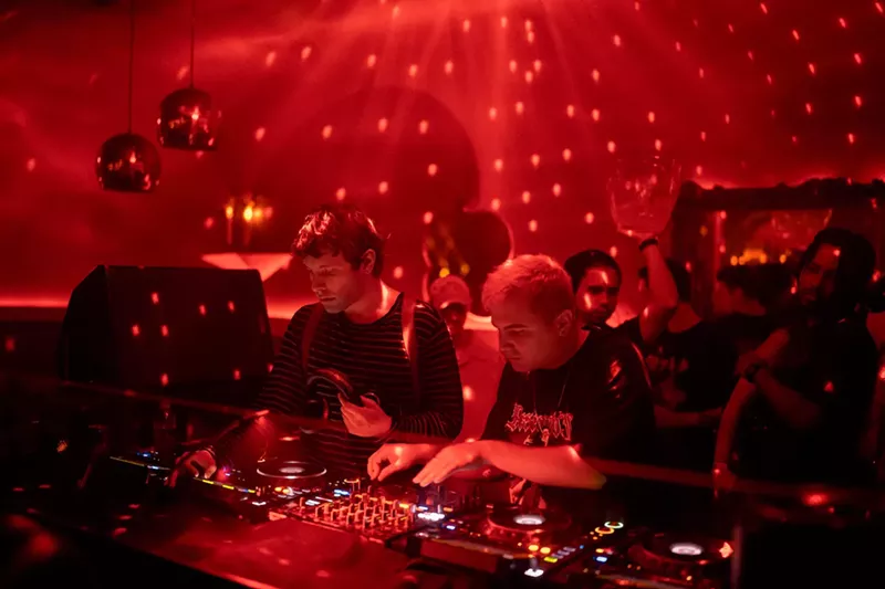 Image: DJ Python (left) and Nick León