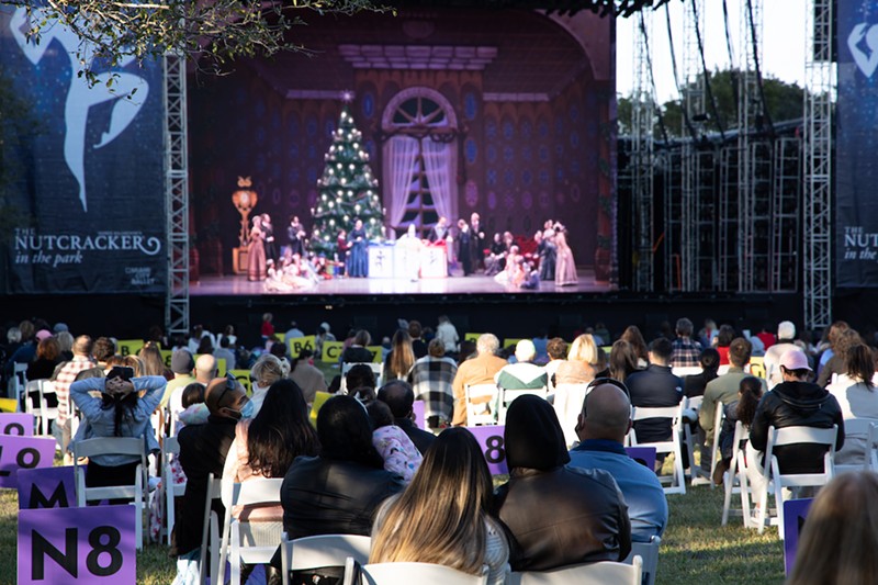 Miami City Ballet’s 2020 show, George Balanchine’s Nutcracker in the Park, was a live, full-length production with an outdoor audience that organizers say paved the way for this year’s park holiday festivities.