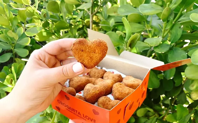 Image: Dos Croquetas' Heart-Shaped Croquetas Are What Your Sweetheart Wants for Valentine's Day