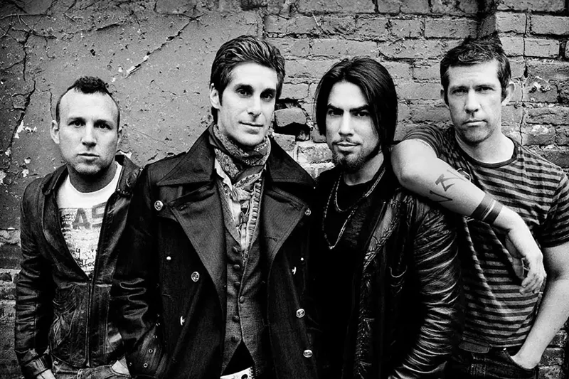 Image: Portrait of the four members of Jane's Addiction