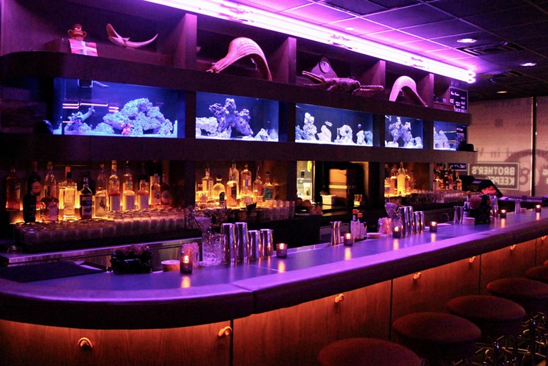 Brother's Keeper on Alton Road in Miami Beach will have a bar featuring a 25-foot, wrap-around salt-water aquarium.