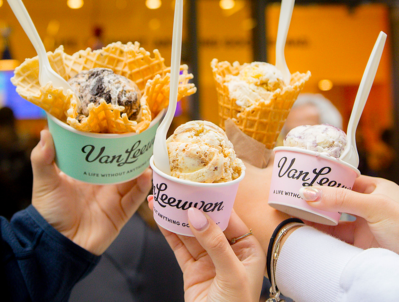 Image: Popular New York ice cream shop Van Leeuwen will open a location in Brickell at Mary Brickell Village in winter 2025 with its creamy scoops and fun flavors.