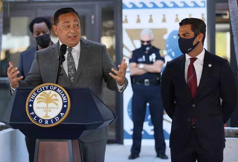 Image: Miami's new police chief, Art Acevedo, is at war with three City of Miami commissioners.