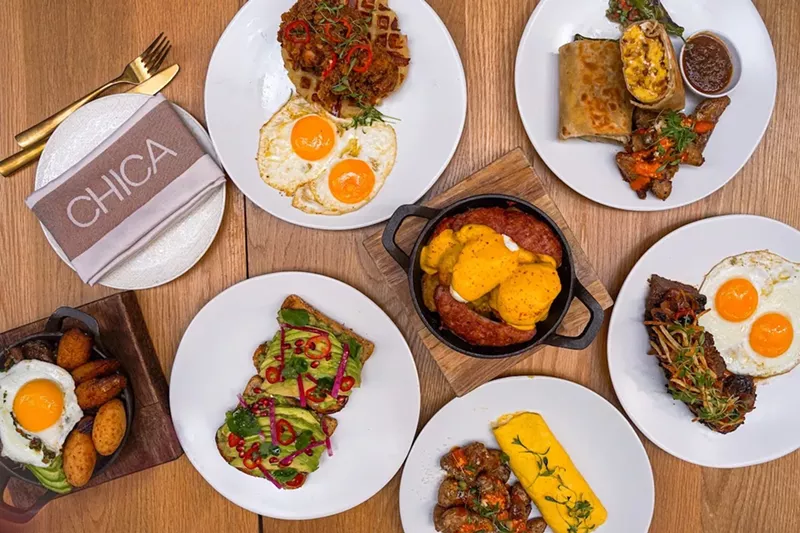 Image: Chica offers a brunch spread that marries Florida vibes with Latin favorites.