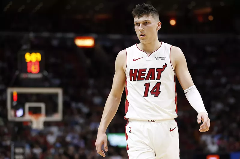 Image: Negotiations might get dicey now that Tyler Herro (above) is up for a rookie deal extension after winning Sixth Man of the Year.