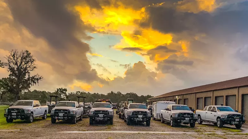 Image: A photo of Camp Blanding, a military training site near Jacksonville.