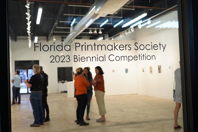 The Florida Printmakers Society held its 2023 Biennial Competition exhibition at the University of Miami Gallery in Wynwood earlier this year.