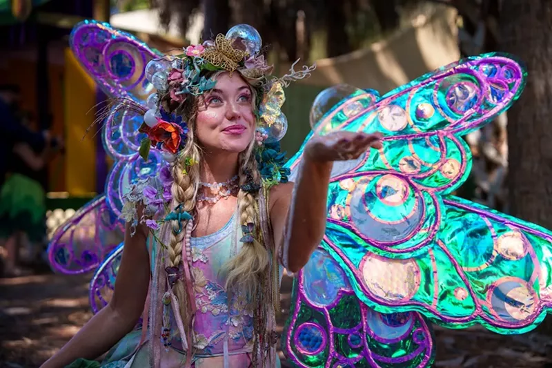 Image: Opal the Fairy will appear at the Florida Renaissance Festival in Quiet Waters Park in Deerfield Beach from Saturday, February 1, to Sunday, March 23.