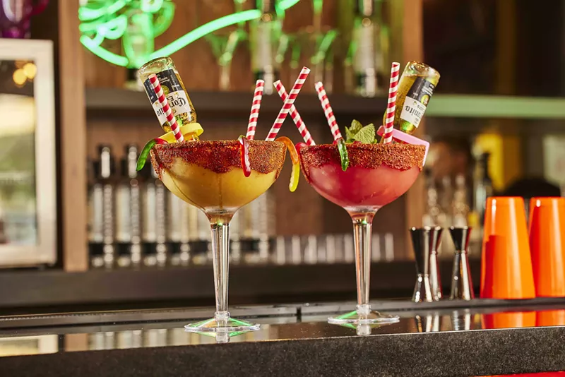 Image: Jumbo margaritas from Whiskylucan, opening Friday in Little Havana