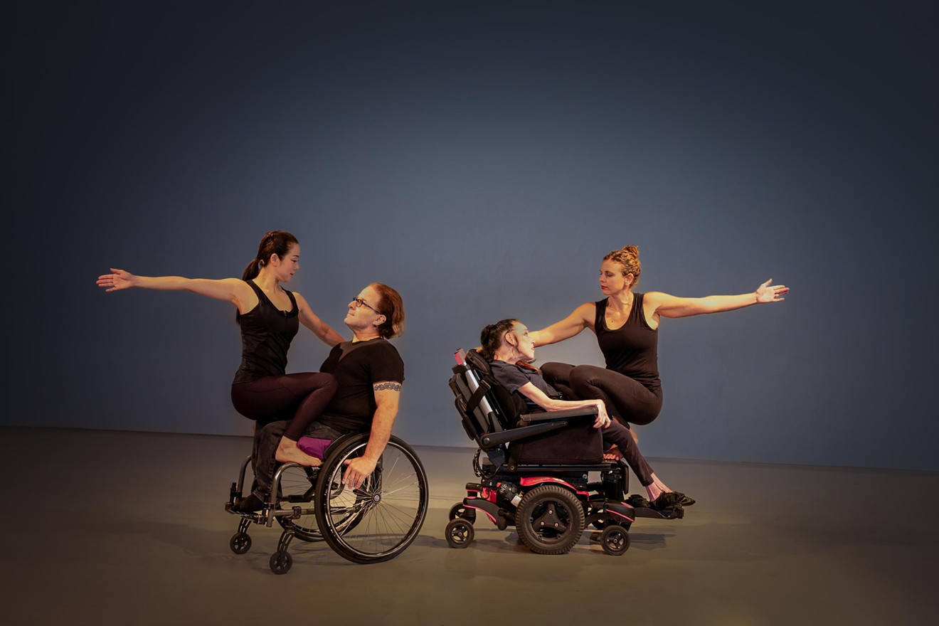 Sun Young Park, Adam Eckstat, Marjorie Burnett, and Narieka Rose Masla are among those performing at the 2024 edition of the Forward Motion Dance Festival & Conference of Physically Integrated Dance.