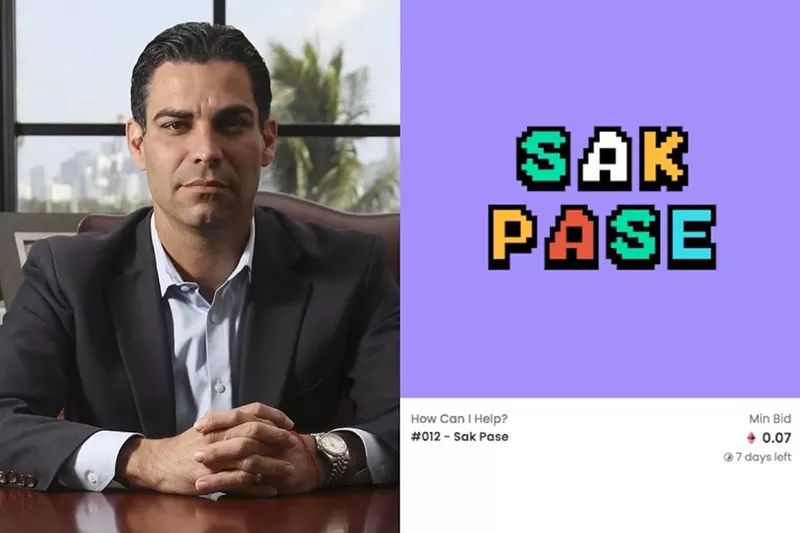 Image: Mayor Francis Suarez has created 12 NFTs to benefit the Little Haiti Coding Boot Camp.
