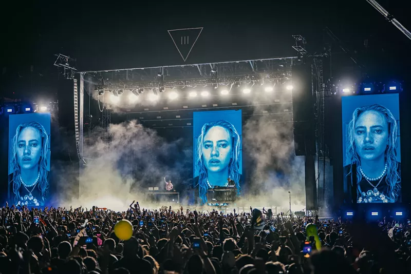 Image: Fred Again.. drew some of the largest crowds the Mind Melt stage has ever seen on the first day of III Points 2023.